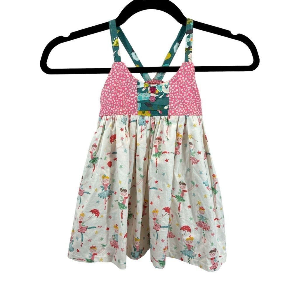 Toddler Girl’s Quinn’s Closet Brand Ballerina Print Dress‎ Size 4
